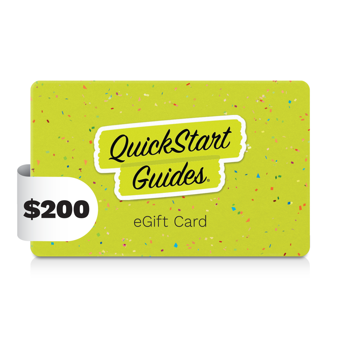 QuickStartGuides.com Digital Gift Card