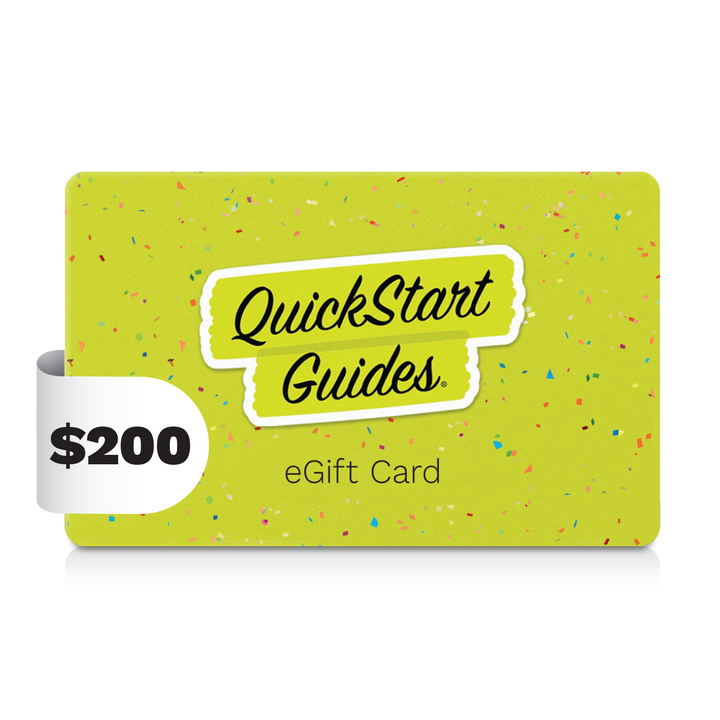 QuickStartGuides.com Digital Gift Card